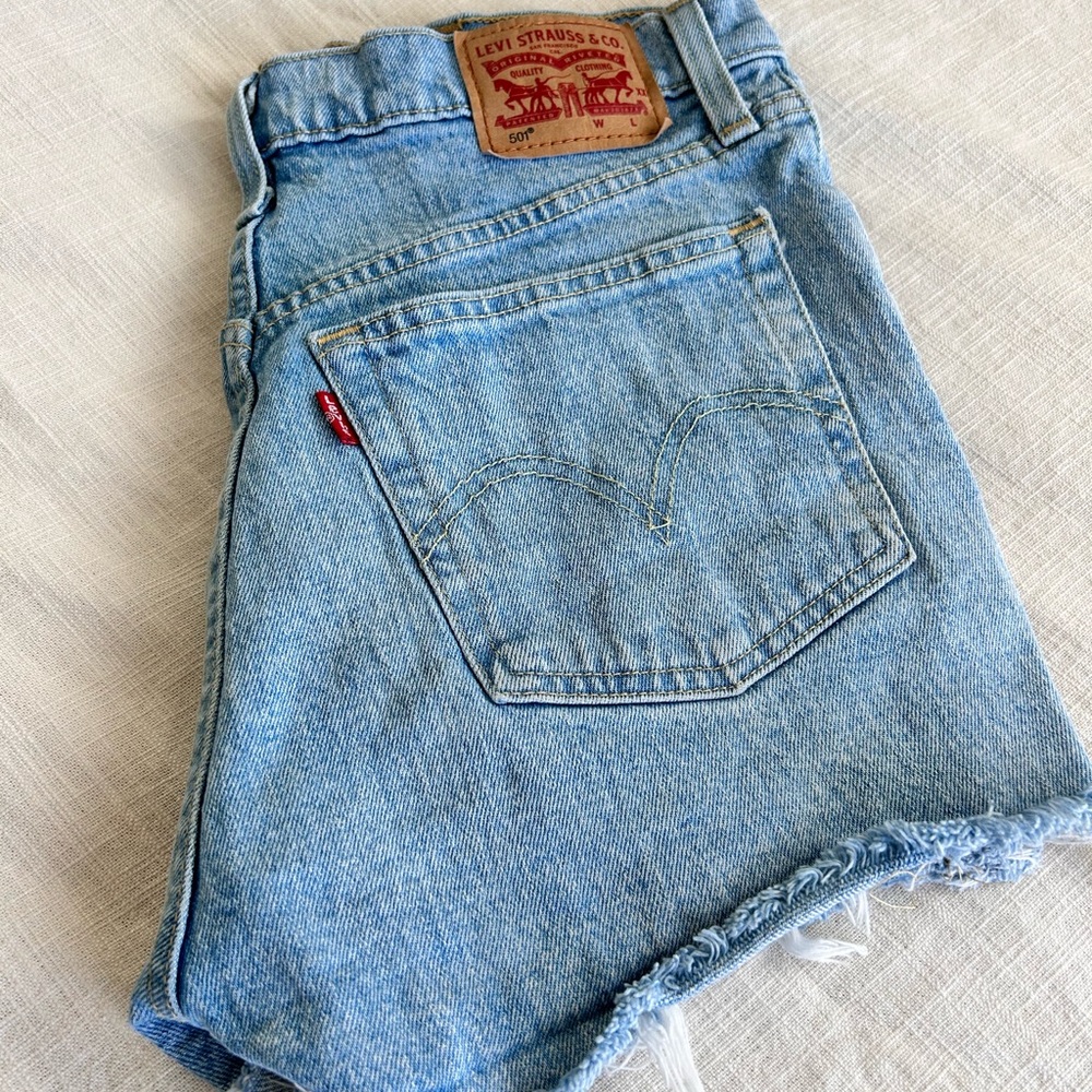Levi's 501 denim shorts